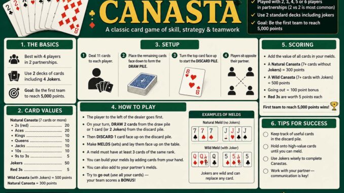 how to play canasta