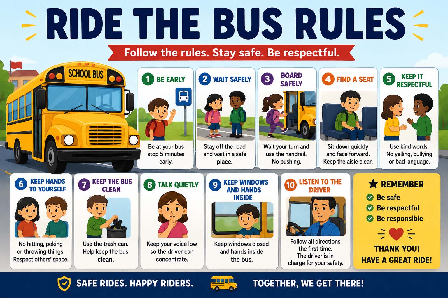 Ride the Bus Rules