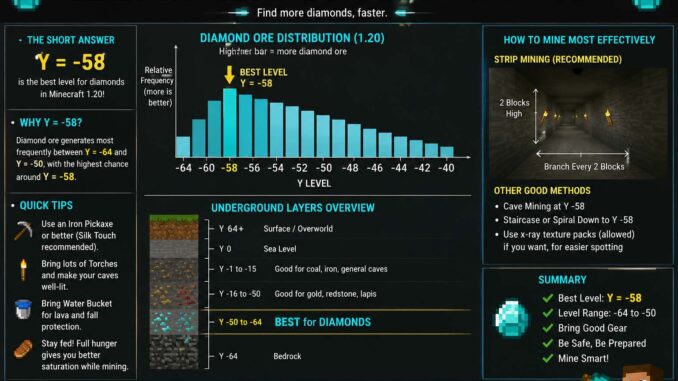 best level for diamonds 1.20
