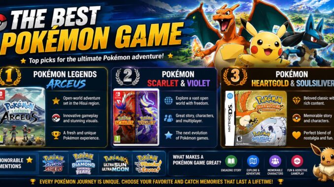 best pokemon game