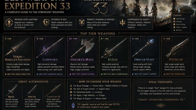 best weapons expedition 33