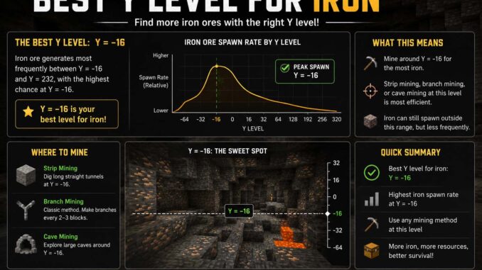 best y level for iron