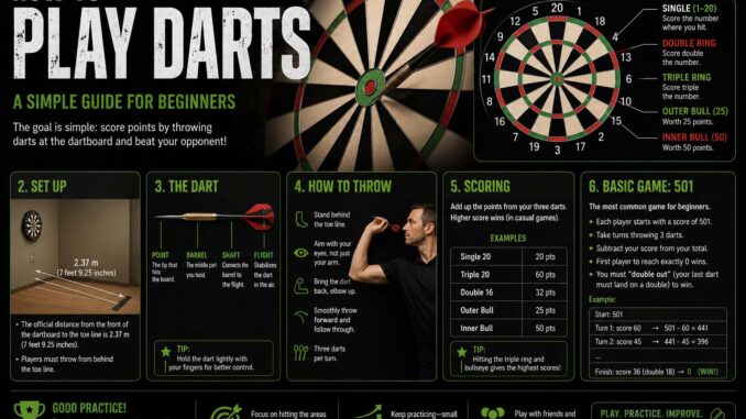 how to play darts
