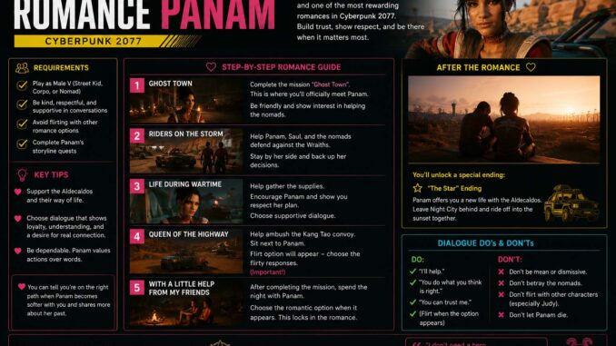 how to romance panam