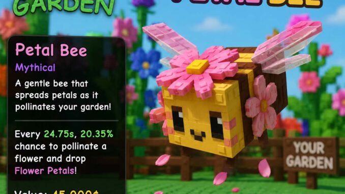 petal bee grow a garden
