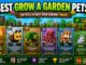 best grow a garden pets