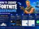 how to change fortnite username