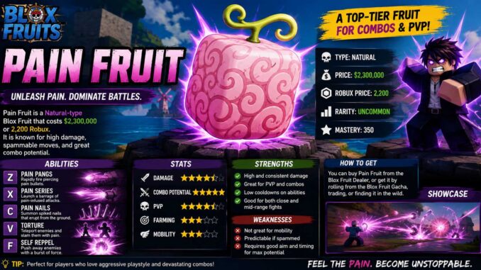 pain fruit blox fruits