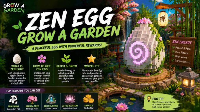 zen egg grow a garden